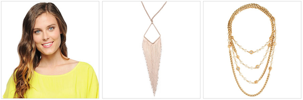 Как подобрать ожерелье к наряду с декольте