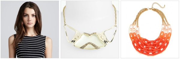 Как подобрать ожерелье к наряду с декольте