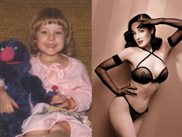 Дита фон Тиз поразила поклонников детскими фото