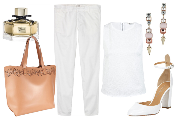 С чем носить белую обувь: 3 модных образа