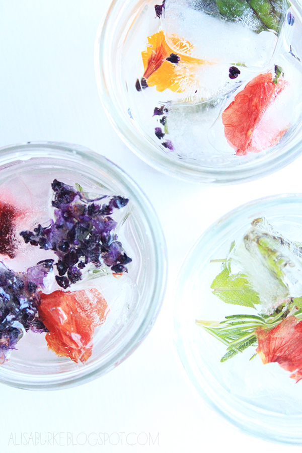 Как приготовить кубики льда с фруктами и цветами (ФОТО)