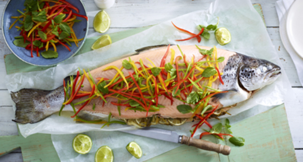 Как приготовить форель на пару (ВИДЕО)