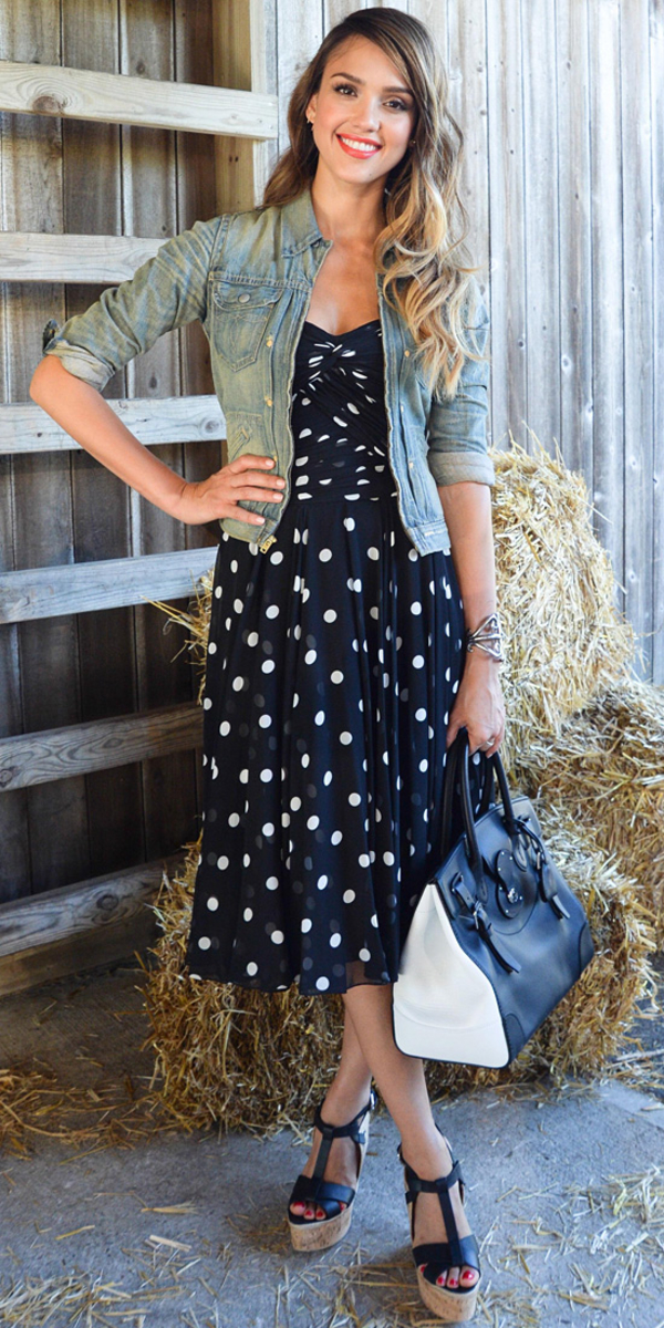 Look дня: Джессика Альба