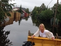 Волочкова устроила фотосессию в затопленном городе