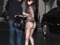 Lady GaGa оконфузилась в прозрачном наряде