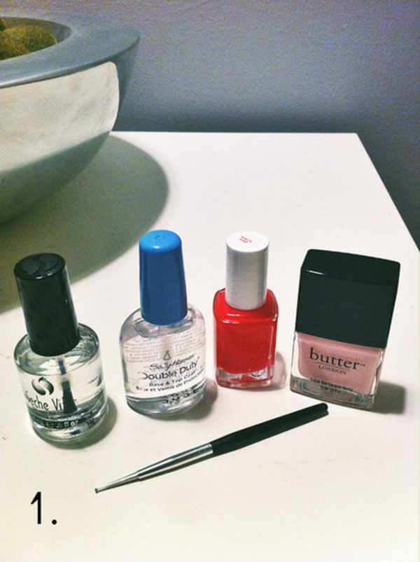 Мастер-класс: Летний маникюр в горошек