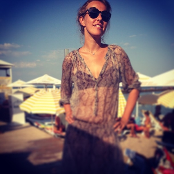 Ксения Собчак: В Одессе ношу замечательного украинского дизайнера