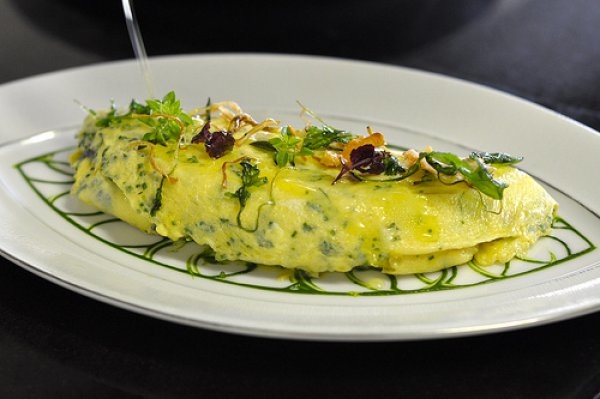 Омлет с зеленью: Три вкусные идеи