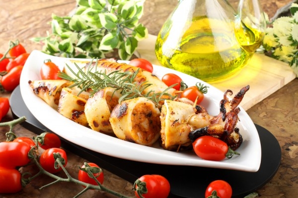 Фаршированные кальмары: Три вкусные идеи