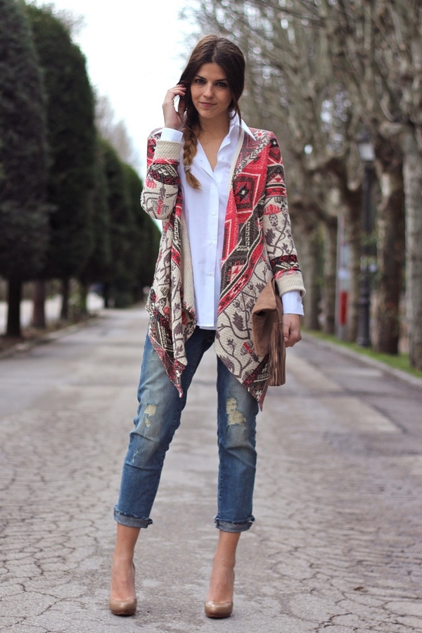 Как носить джинсы бойфренда: 10 стильных идей