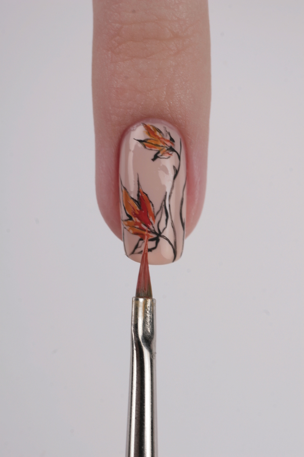 Интересный маникюр для осени: Мастер-класс