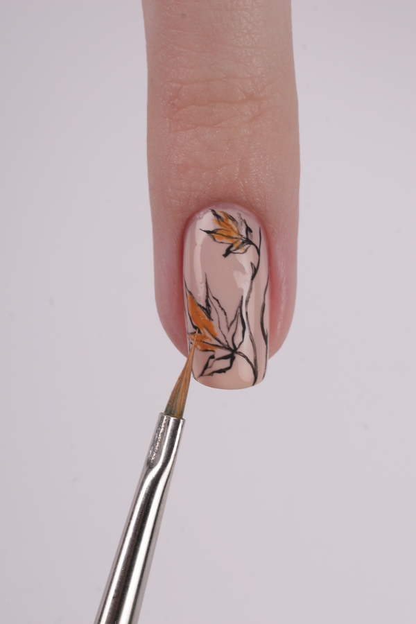 Интересный маникюр для осени: Мастер-класс