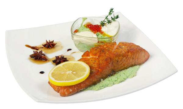 Как запечь лосося с чесноком и розмарином