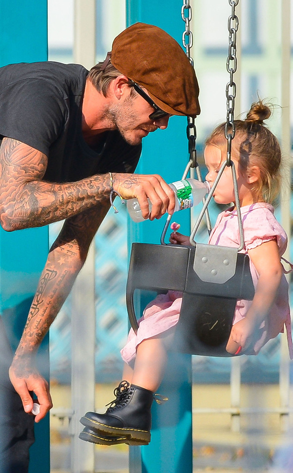 Отец недели: Дэвид Бекхэм (ФОТО)