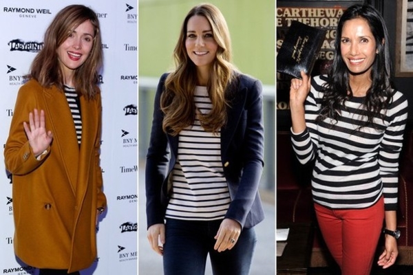 Модные образы с тельняшкой: Звездные примеры