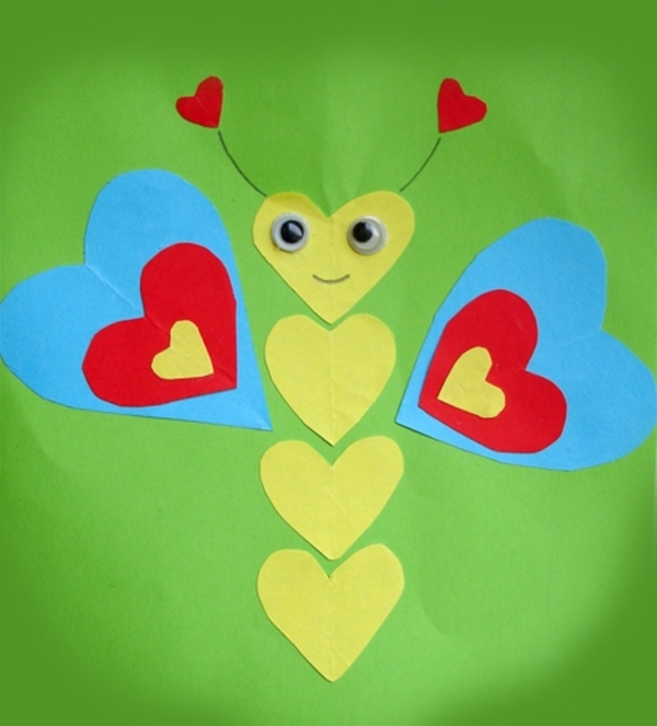 Аппликация из бумаги: Идея для самых маленьких