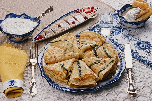 Блины с припеком: Три вкусные идеи