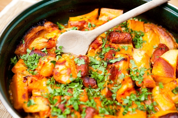 Жаркое из рубленого мяса