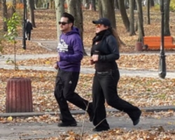 Могилевская бегает по утрам с Эктором Хименес-Браво