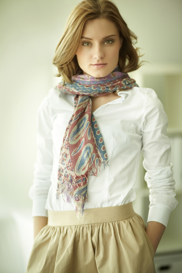 Три интересных способа повязать шарф