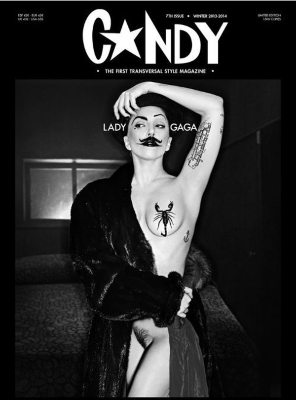 Lady GaGa разделась догола в новой фотосессии