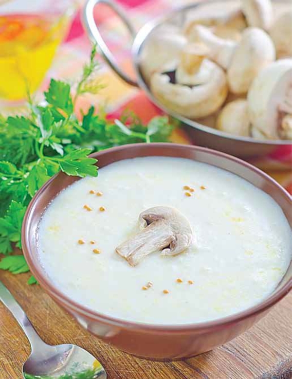 Крем-суп из шампиньонов