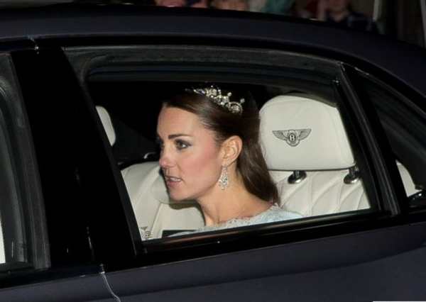 Кейт Миддлтон вышла в свет в старинной тиаре