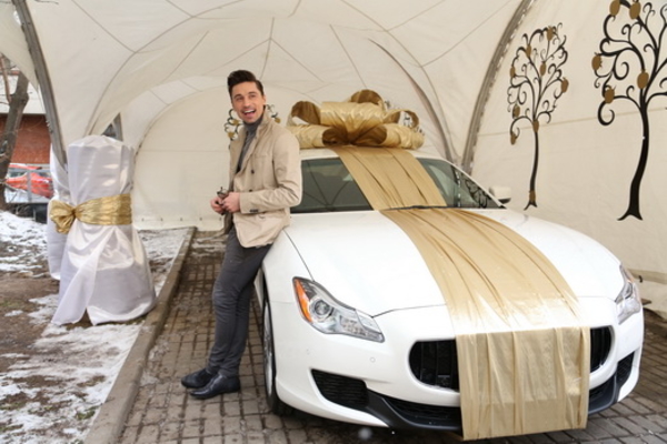 Дима Билан выиграл Мазерати: Теперь я принц на белом коне