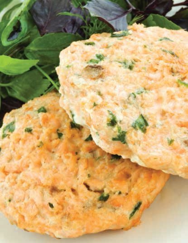 Рыбные биточки с моцареллой