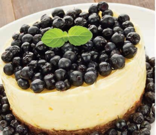 Чизкейк с черникой