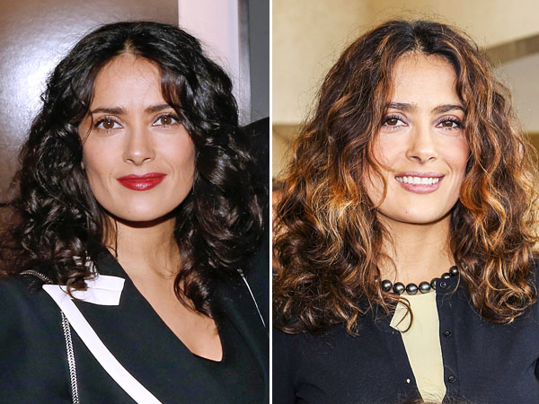 Сальма Хайек осветлила волосы