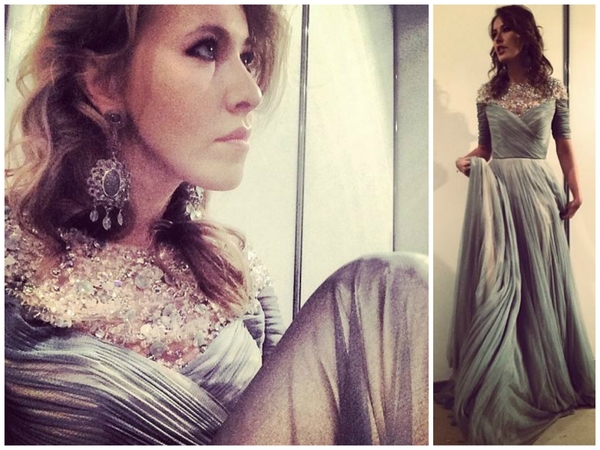 Beauty-образ дня: “Снегурка” Ксения Собчак