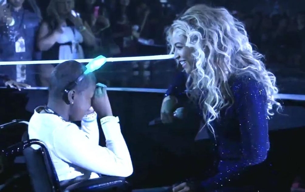 Бейонсе исполнила мечту неизлечимо больной девочки