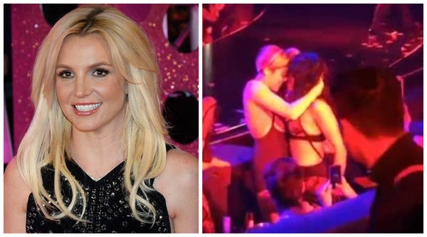 На концерте Бритни Спирс Майли Сайрус целовалась с девушкой