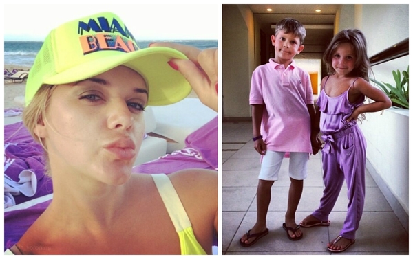 Жена футболиста Воронина показала фото с детьми на отдыхе