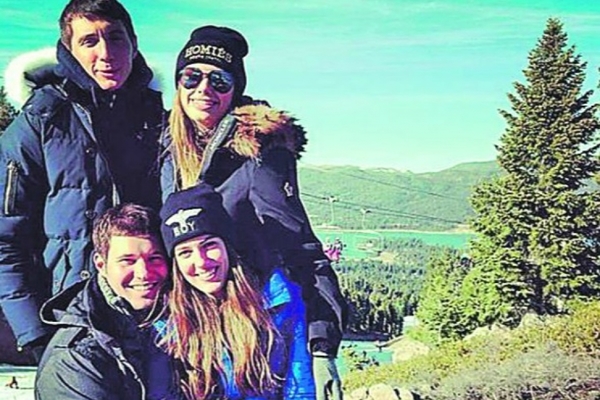 Сын Литвина с невестой отдохнули в США у Мики Ньютон