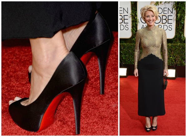 Против шпилек: Актриса выбросила свои туфли на церемонии Золотой глобус