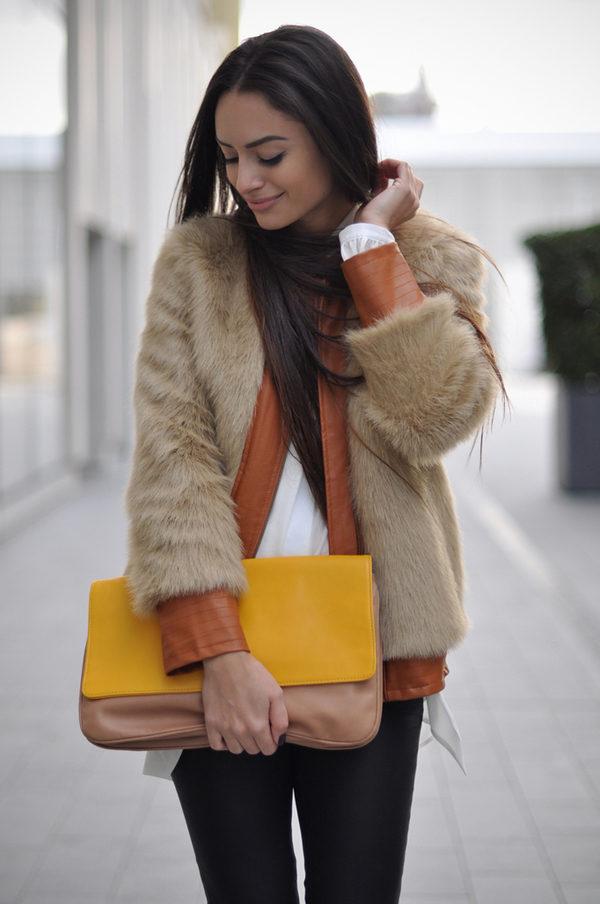 Модные шубы 2014: Интересные образы с мехом