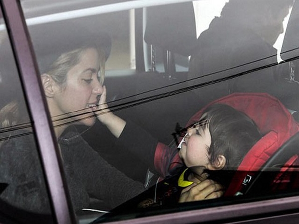 Шакира провела день рождения с сыном