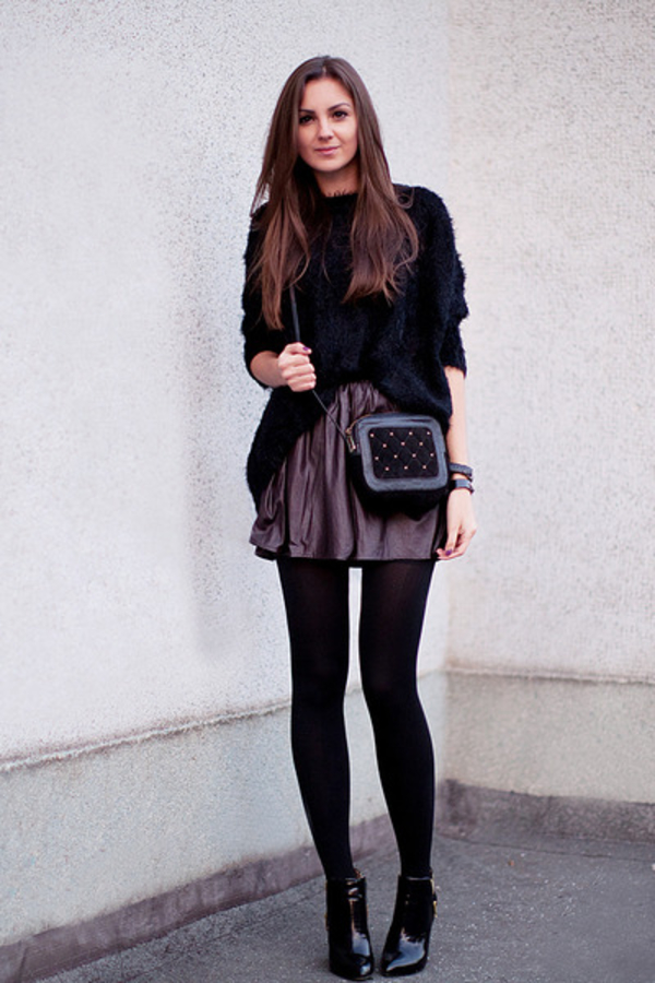 Пушистые свитера: Образы street style