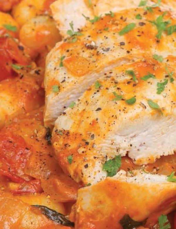 Куриные грудки с имбирем