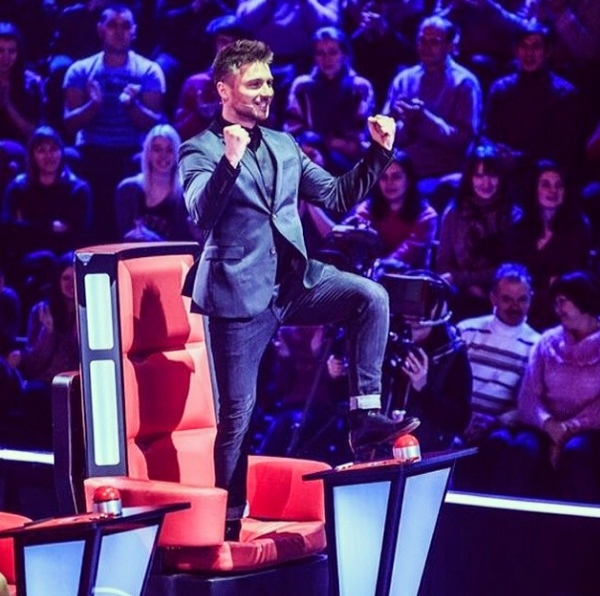 Сергей Лазарев встретил на шоу Голос країни своего двойника