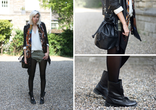 Стильные образы с шарфами: Street style