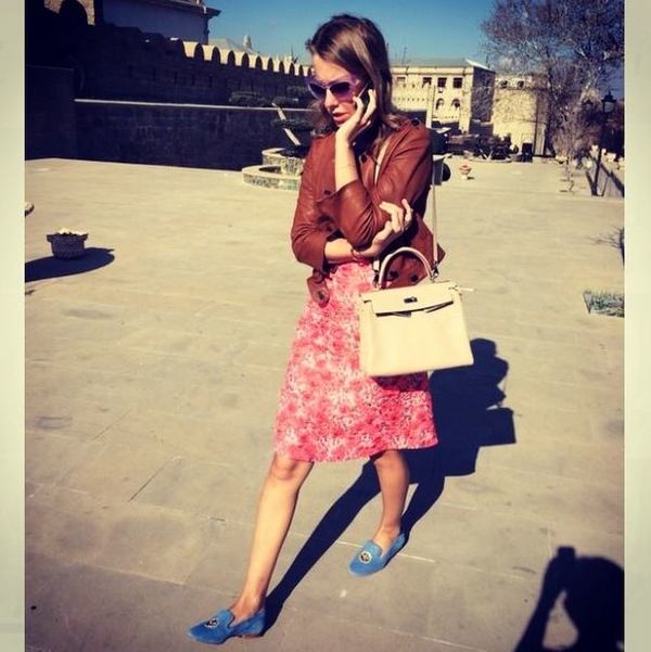 Ксения Собчак отправилась в Азербайджан