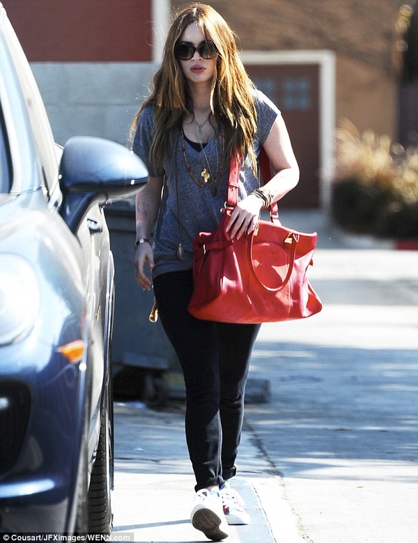 Меган Фокс впервые вышла в свет после родов