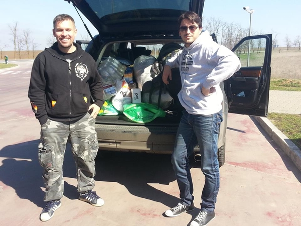 Притула отвез военным в Крыму гуманитарную помощь на 43 тысячи гривен