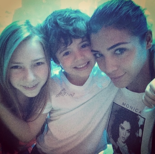 Санта Димопулос показала подросшего сына