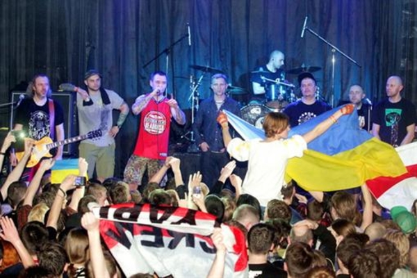 Ляпис Трубецкой дал концерт в Харькове: В зале пели гимн Украины