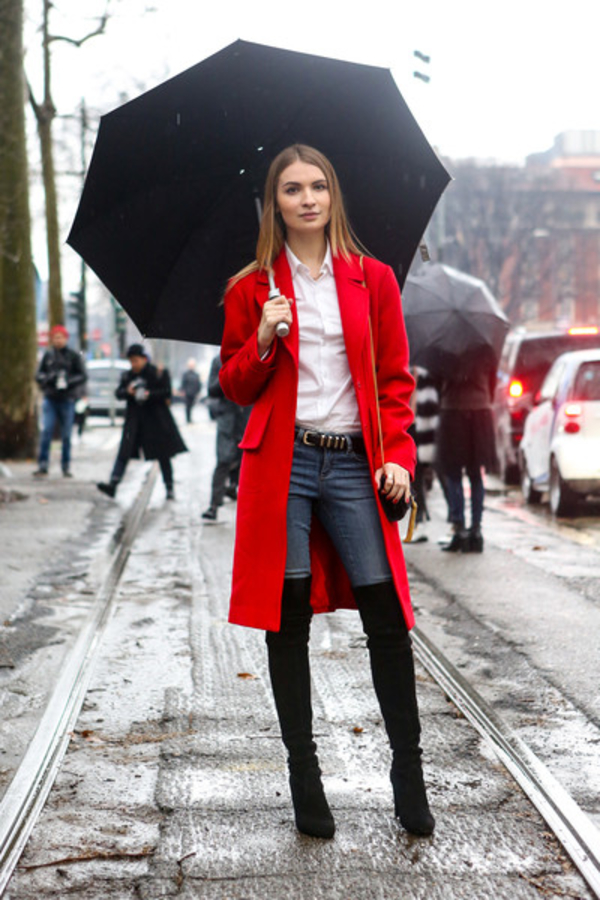 Что надеть в дождливый день: Модные идеи