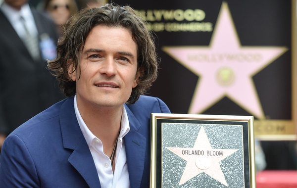 Орландо Блум стал обладателем звезды на Аллее славы